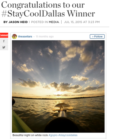 #staycooldallas instagram contest winner announcement on blog