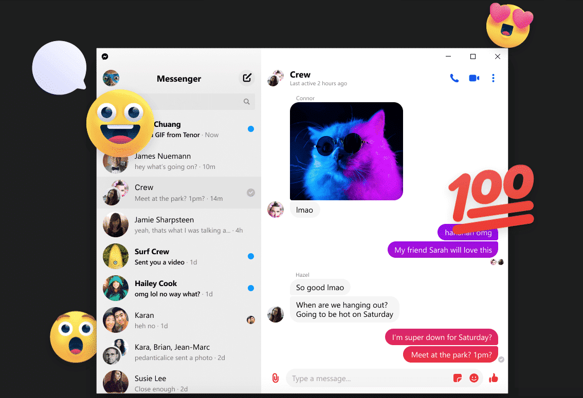 Facebook Messenger desktop app