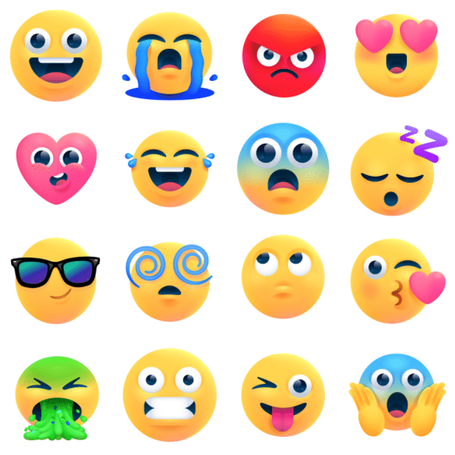 New emoji upgrades in Facebook Messenger