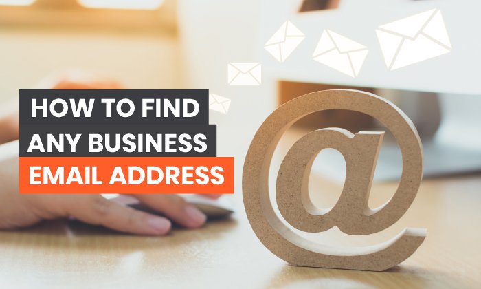 find any email address