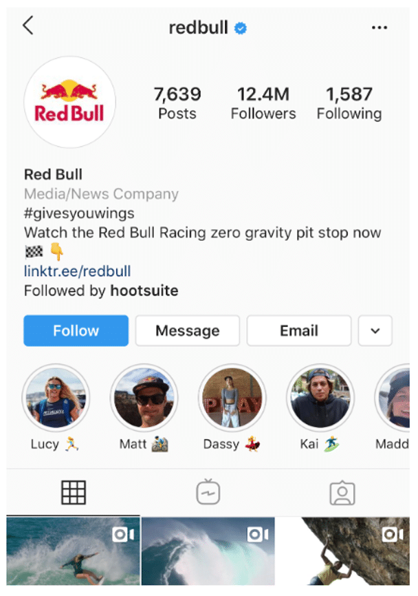 Red Bull athletes Instagram highlights