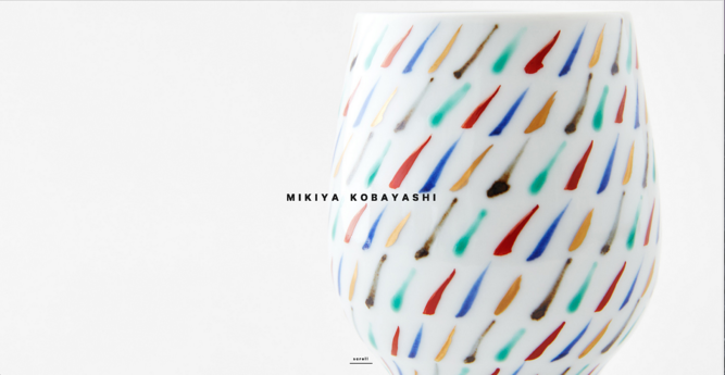 Homepage of Mikiya Kobayashi, an award-winning website