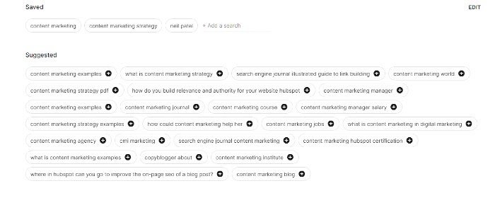 More Keyword Suggestions on Google Keen