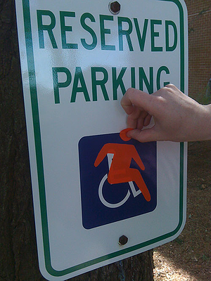 wheelchair symbol redesigned
