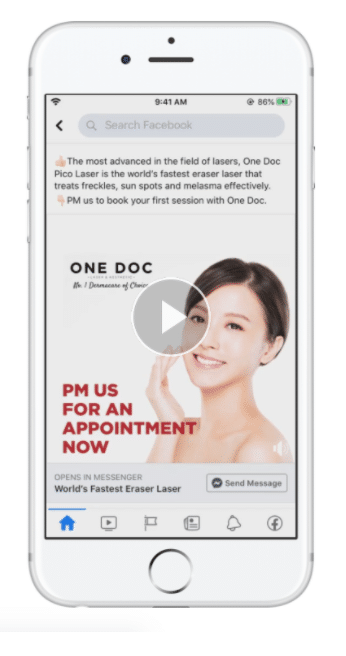 One Doc Laser and Aesthetic campaign call to action