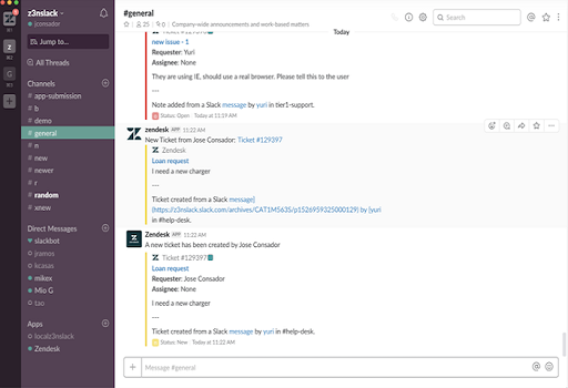 zendesk slack app