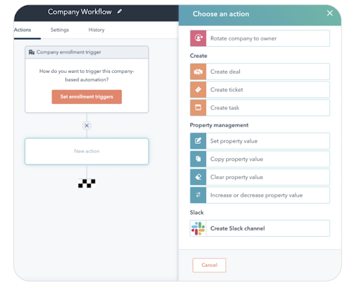 HubSpot slack app