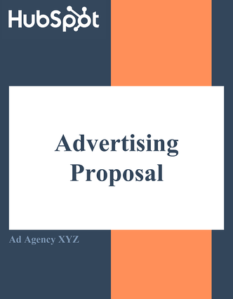 HubSpot's advertising proposal template