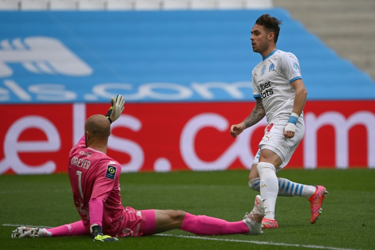 Lirola double gives Marseille late win over Lorient Lirola double gives Marseille late win over Lorient