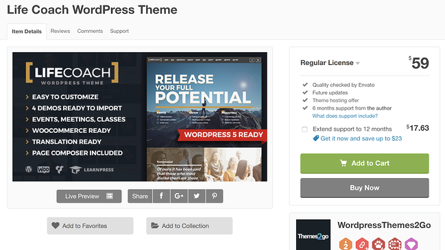 life coach wordpress theme for podcasts download page