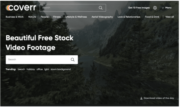 coverr beautiful free stock video footage