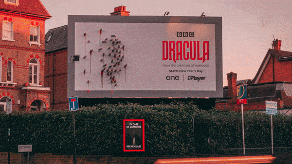 Guerilla Marketing Example: BBC's Dracula