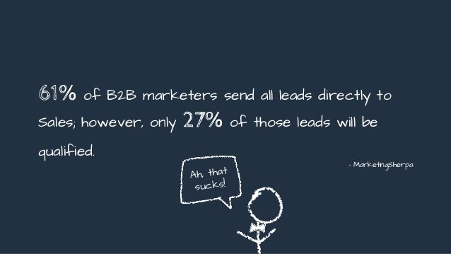 marketing sherpas stat 61 percent of b2b marketers send leads directly to sales. How to monetize a blog with less than 1,000 daily traffic guide