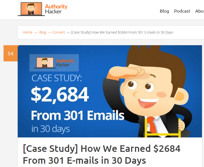 case study how to generate income from a low traffic website