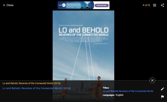 Lo and Behold: Reveries of the Connected World, a technology documentary