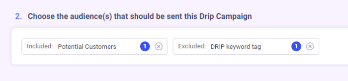 choose the audience for drip campaigns instagram automation