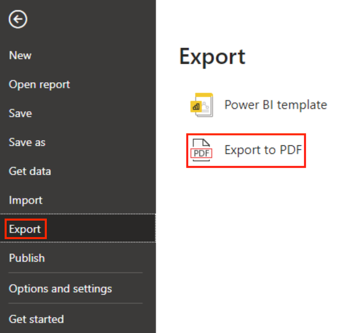 Getting Started With Power BI for Marketing - Export the report