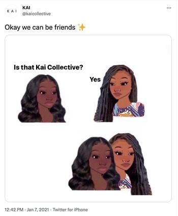 meme marketing example by Kai Collective