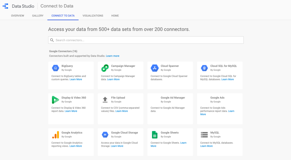 Automate reporting with Google data studio