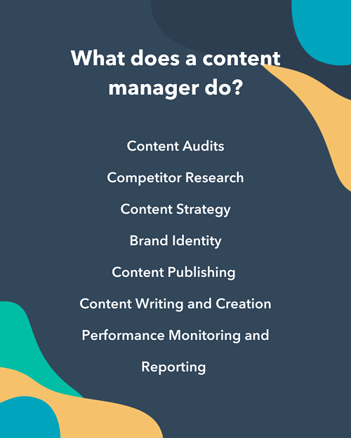 Content manager responsibilities