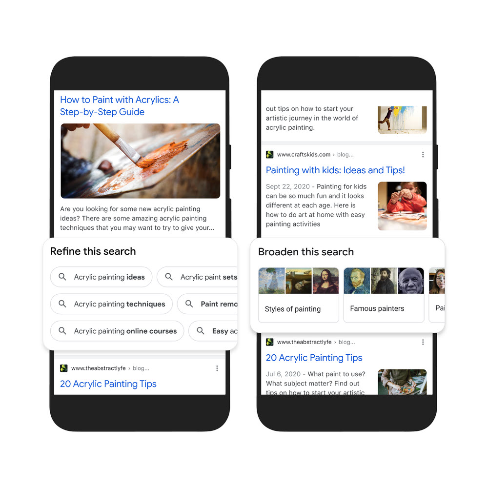 Google mum update allows you to refine your search