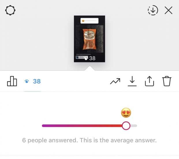 Story poll results in Instagram Insights