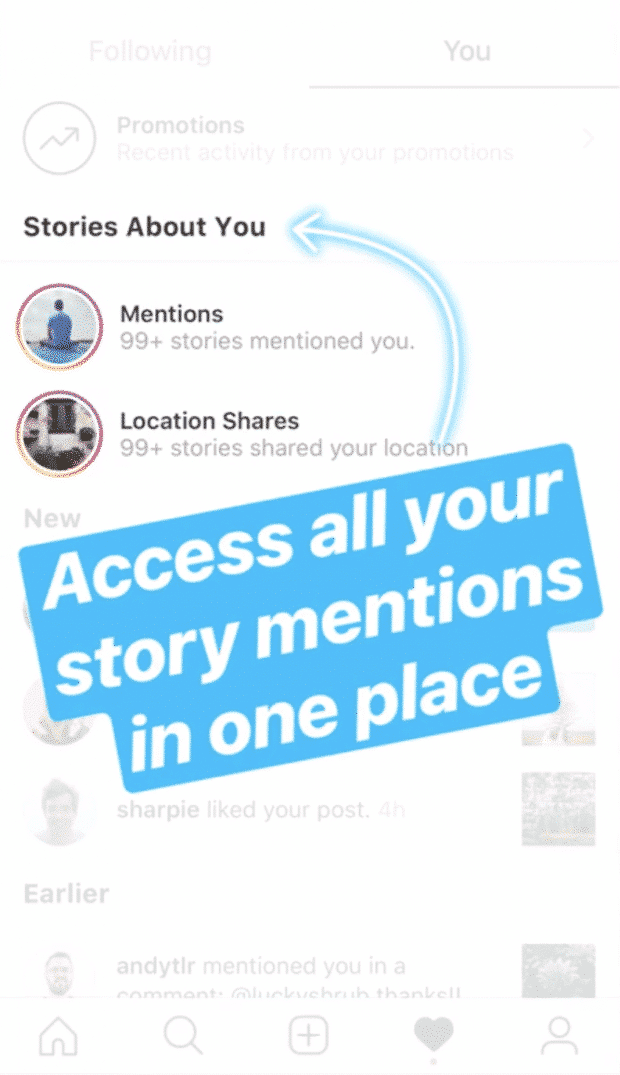 Access all your story mentions in one place