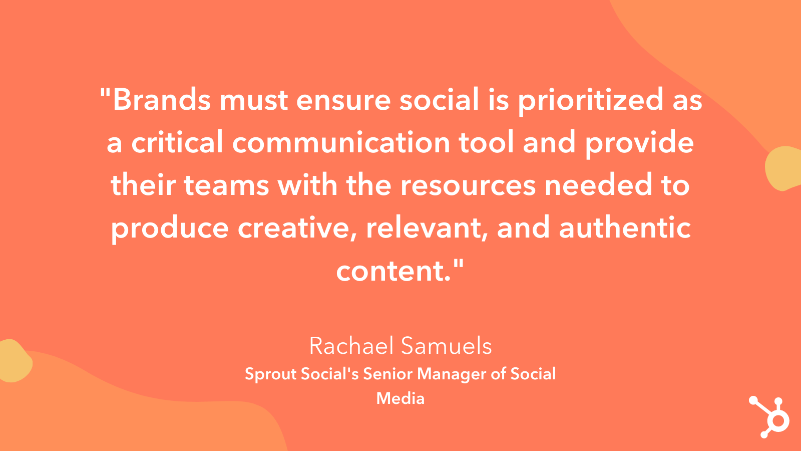 sprout social quote on social media challenges for 2022