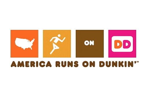 brand identity elements example: catchphrase from dunkin donuts