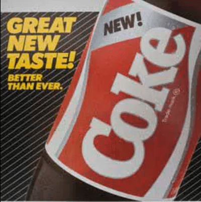 worst marketing fails - new coke