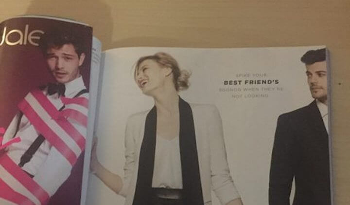 worst marketing fails of all time - bloomingdales' magazine ad