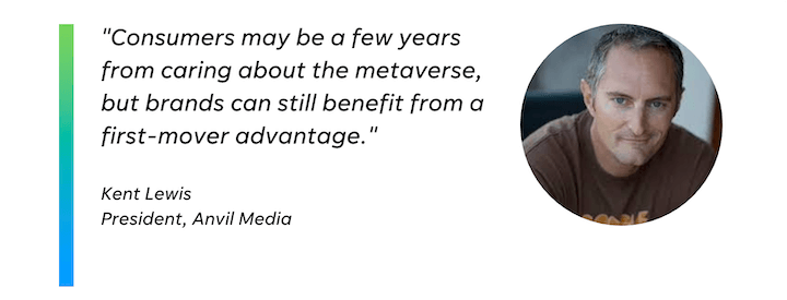 2022 digital marketing trends - quote about metaverse