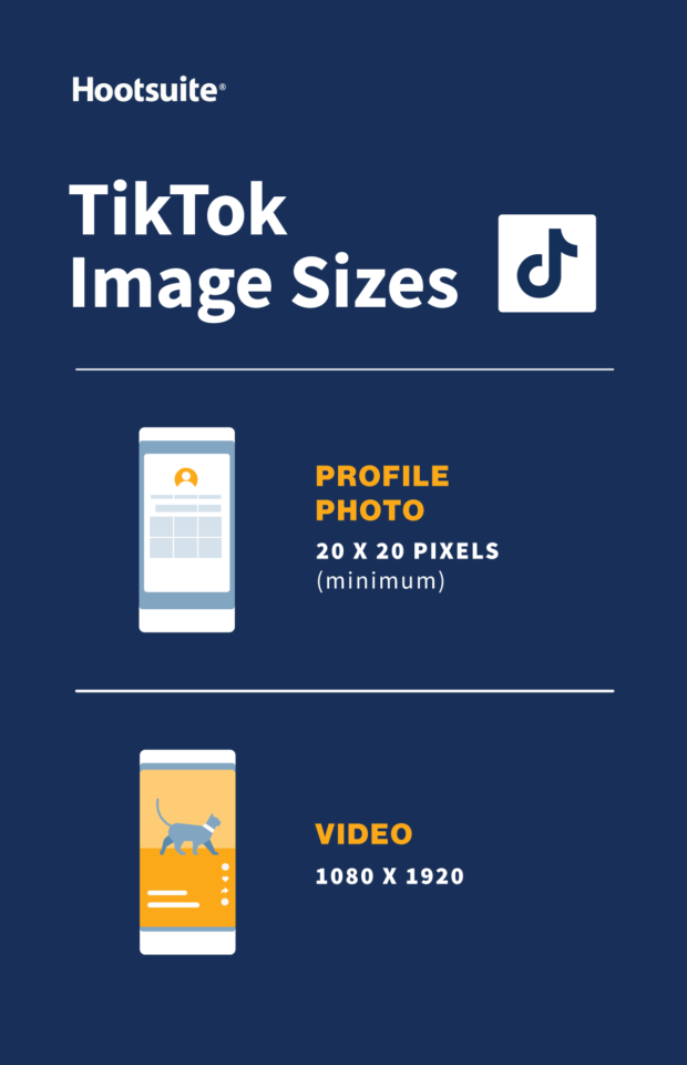 TikTok image sizes