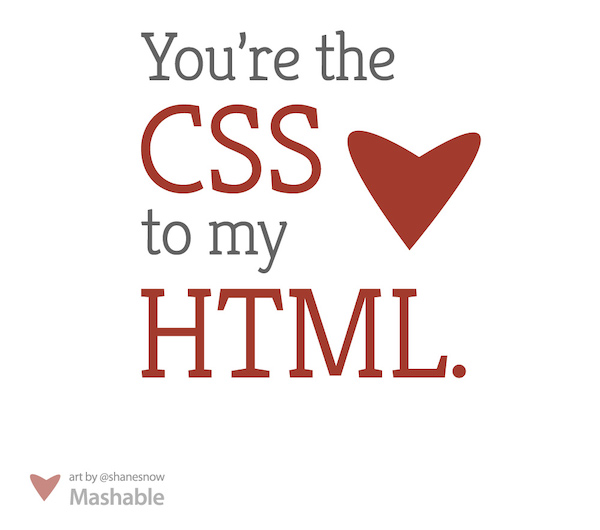 valentines day instagram captions - you're the css to my html