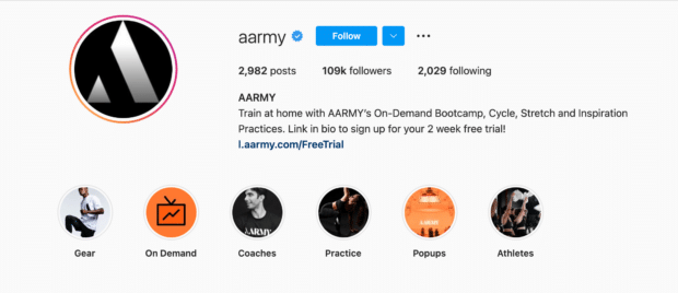 Aarmy Instagram highlights