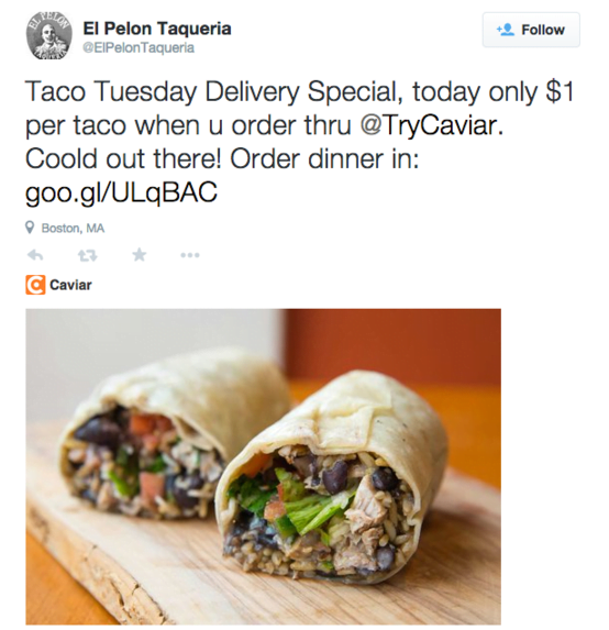 restaurants twitter marketing