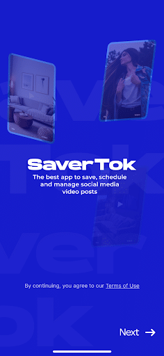 SaverTok editing app