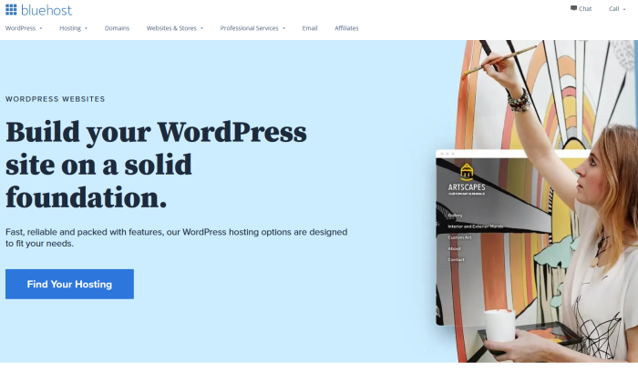 Bluehost WP for Best WordPress Web Hosting