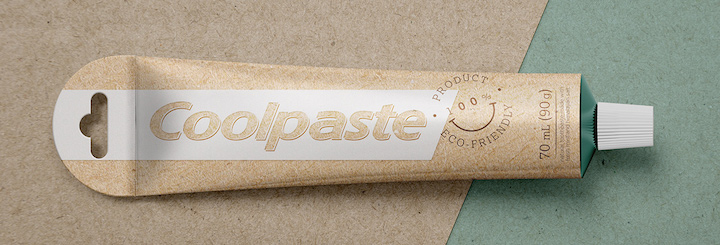 examples of green marketing - eco-conscious design toothpaste