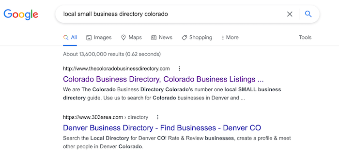 Link Building for SEO Search for Local Business Directories