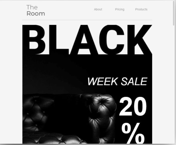 Ecommerce Email Templates - Discount Email Template