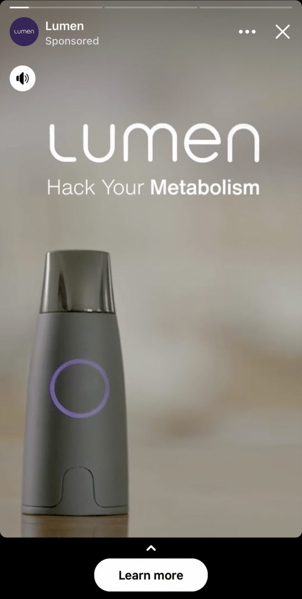 Lumen hack your metabolism