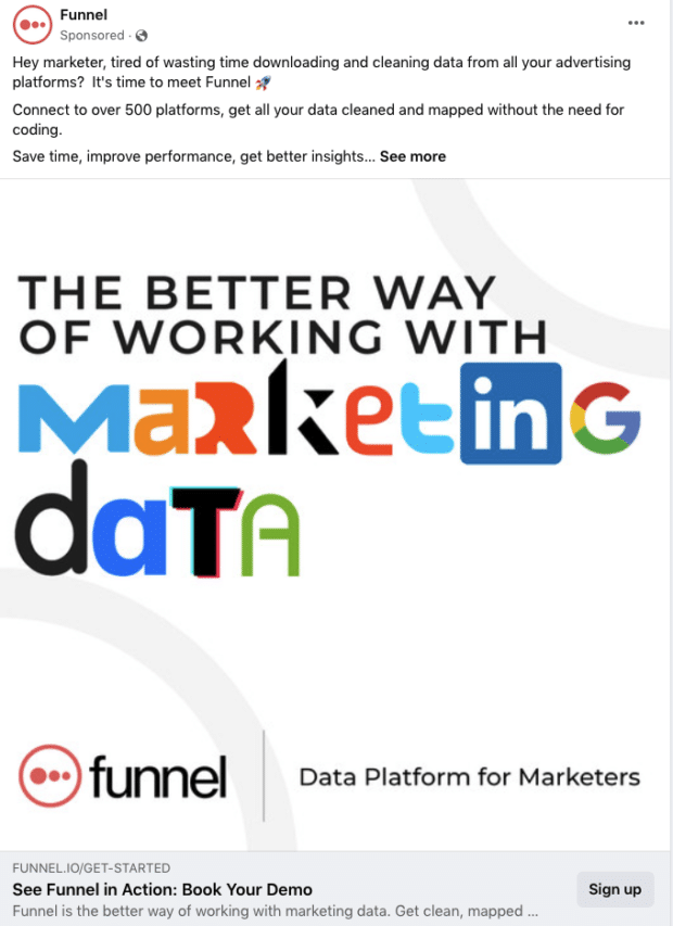 funnel the better way of working with marketing data