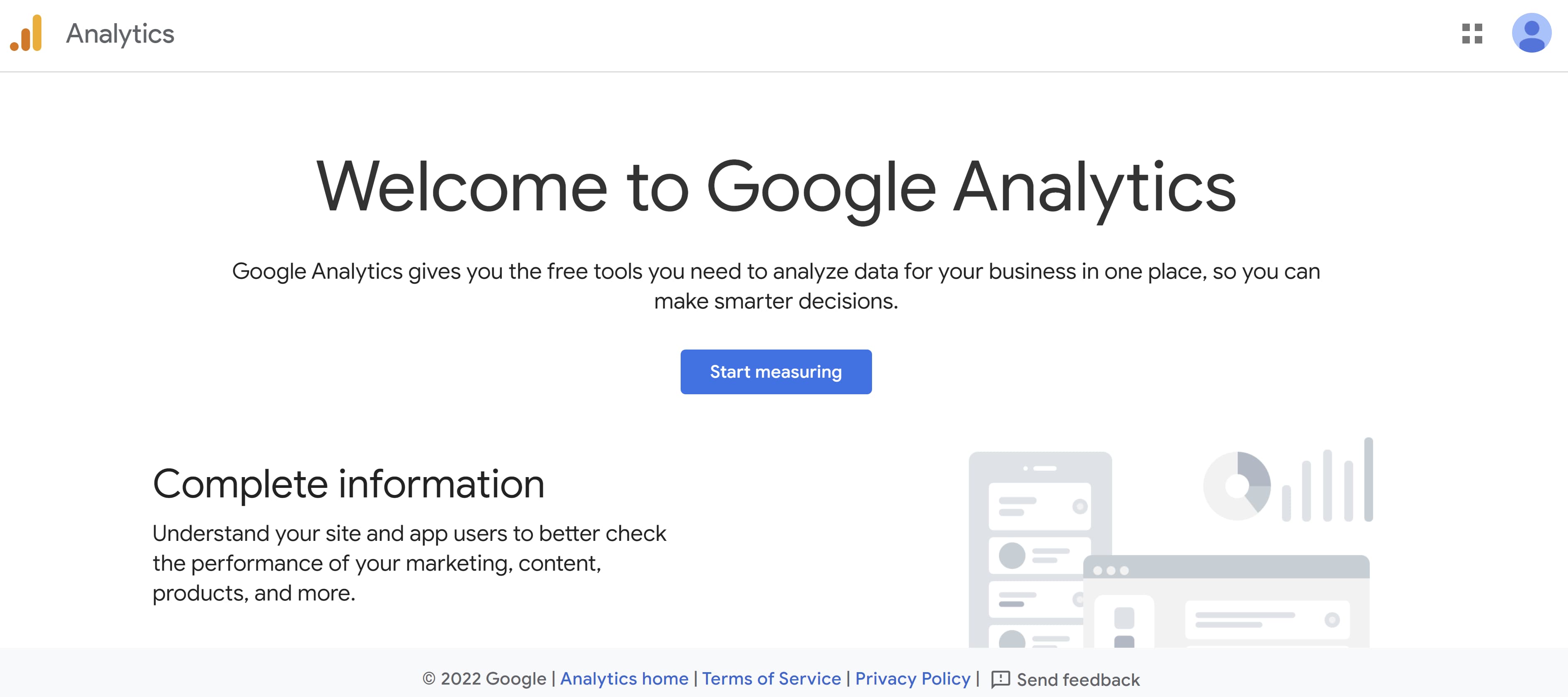 Screenshot of Google Analytics, which can be used in local SEO audits