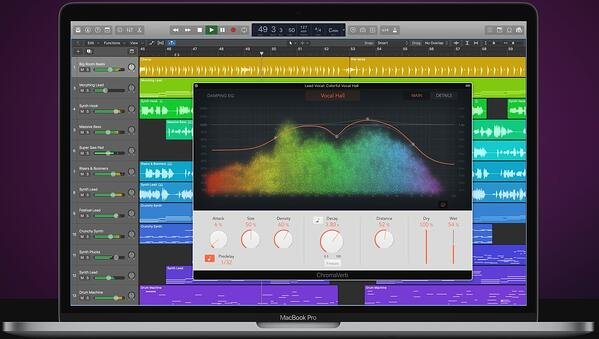 best podcast equipment: Logic Pro editing software for podcasts.