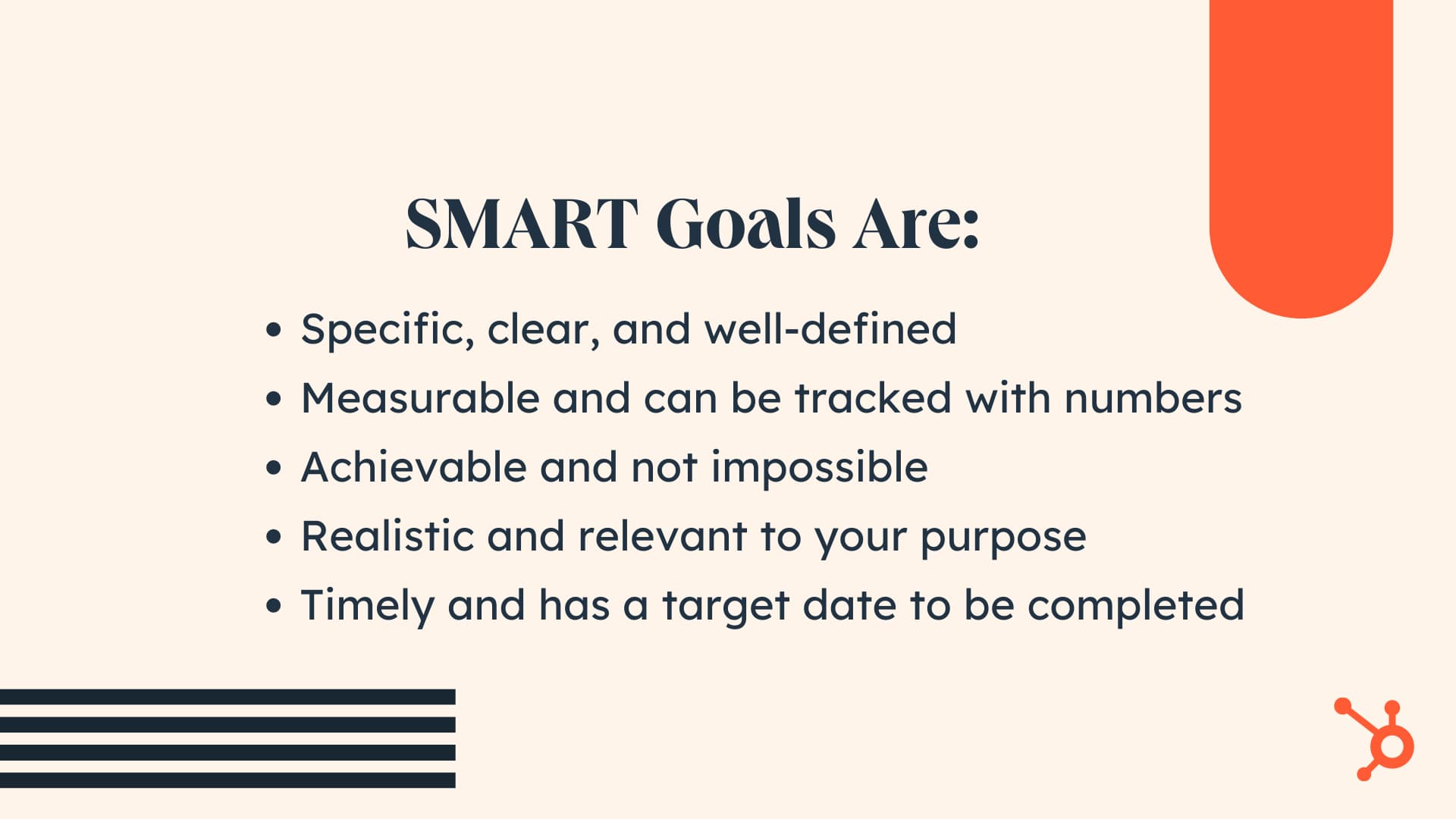 Graphic of SMART goals, which are necessary for every digital creator