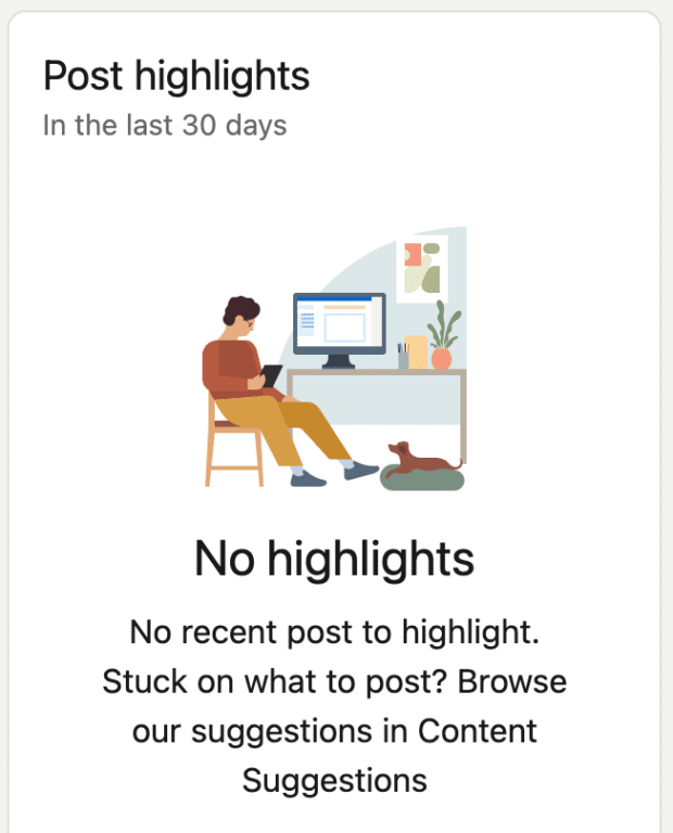 post highlights in past 30 days