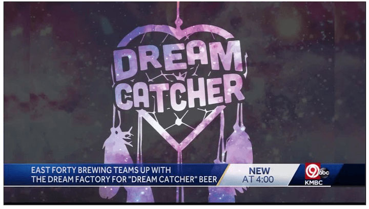 partnership marketing examples - dream catcher and east forty brewing
