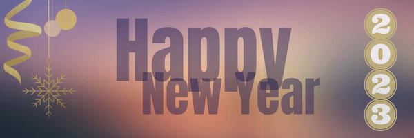 happy new year wishes and greetings - email banner