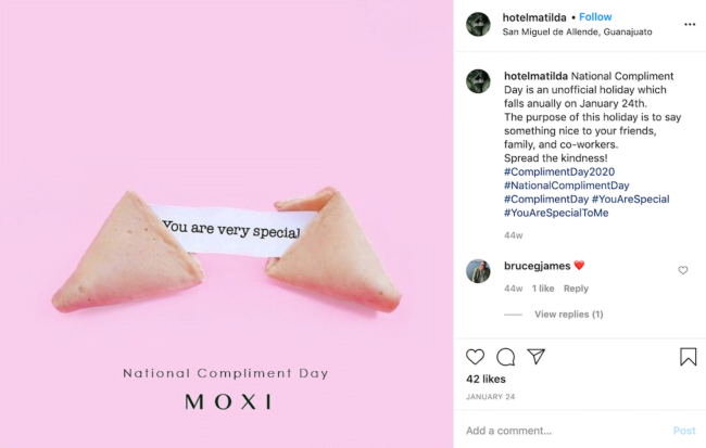 january marketing ideas - national compliment day